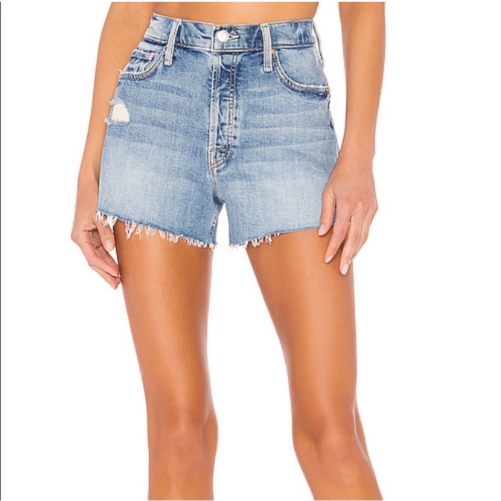 MOTHER Blue Jean Shorts